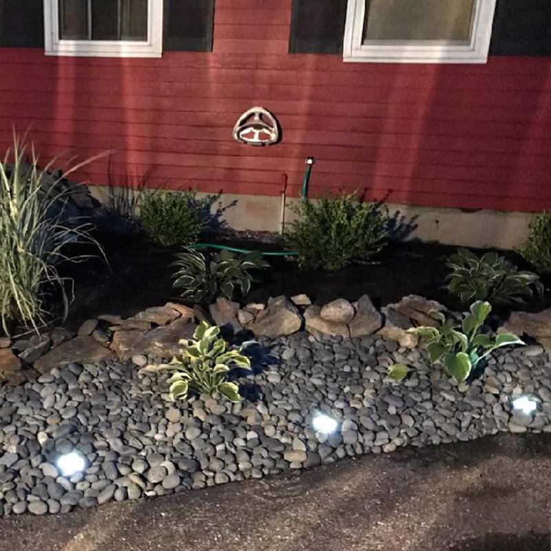 8LED Solar Powered In-Ground Lights (4 piece)