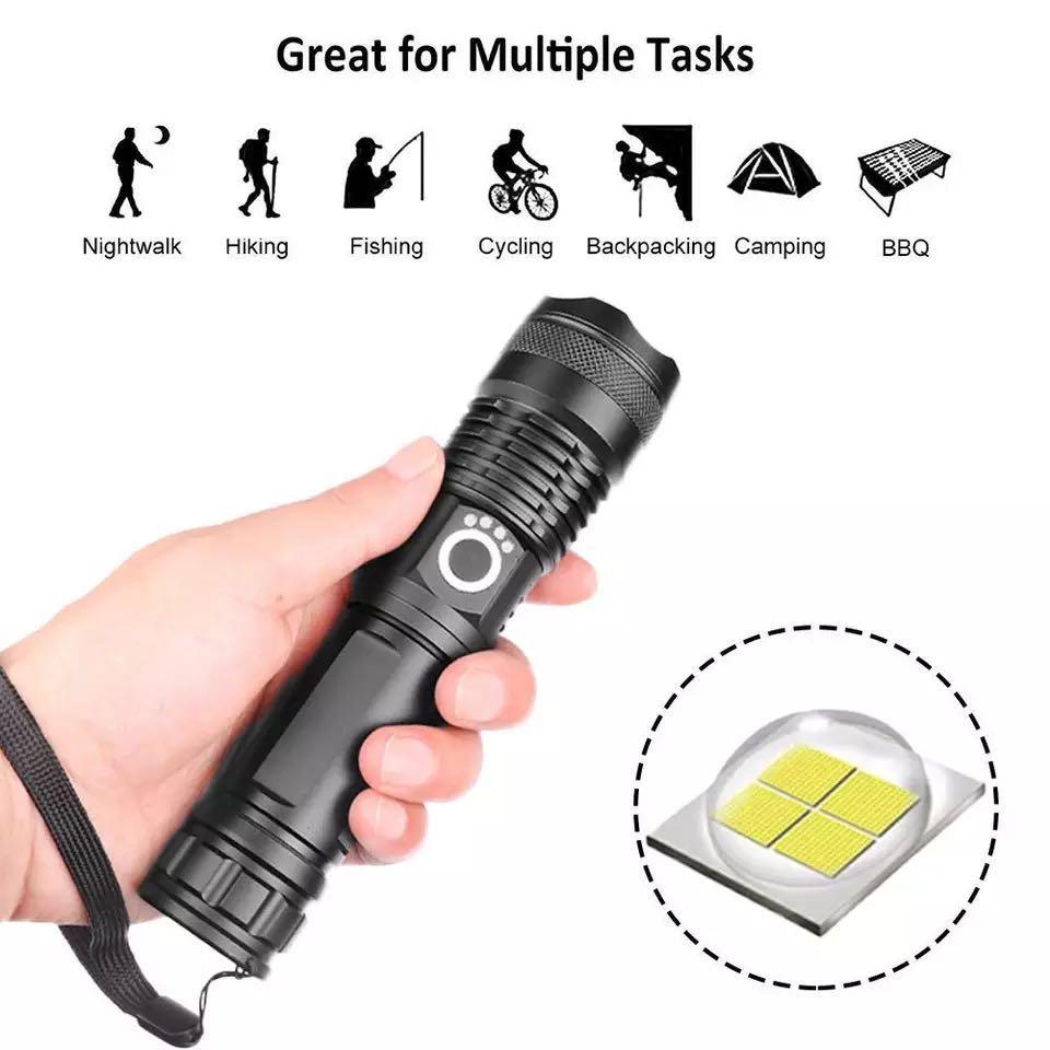 flashlight high power rechargeable