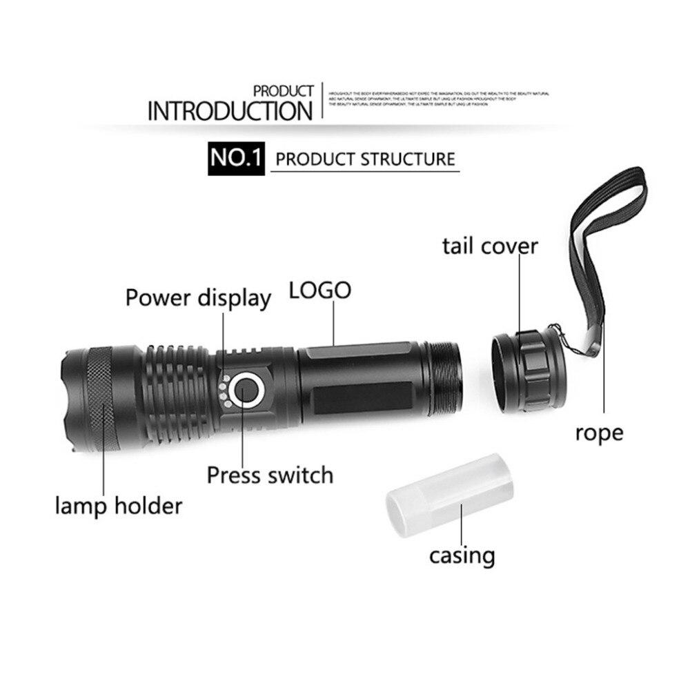 flashlight high power rechargeable