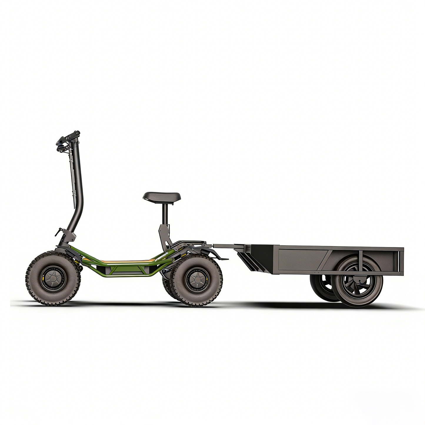 All Terrain 4WD Scooter with Foldable Saddle