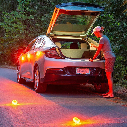 Magnetic LED Emergency Safety Flare Set (Set Of 2)