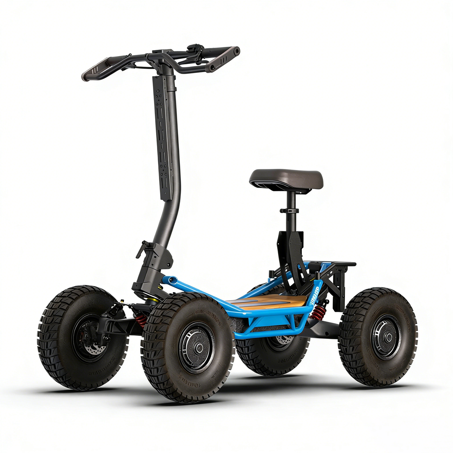 All Terrain 4WD Scooter with Foldable Saddle