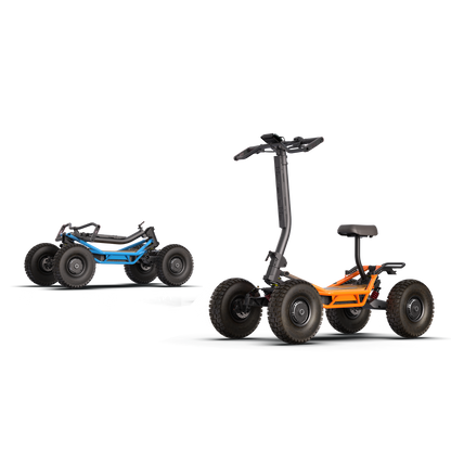 All Terrain 4WD Scooter with Foldable Saddle