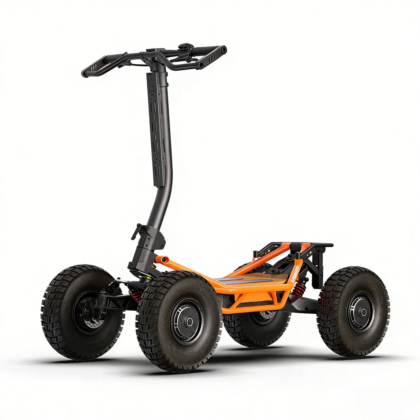 All Terrain 4WD Scooter with Foldable Saddle
