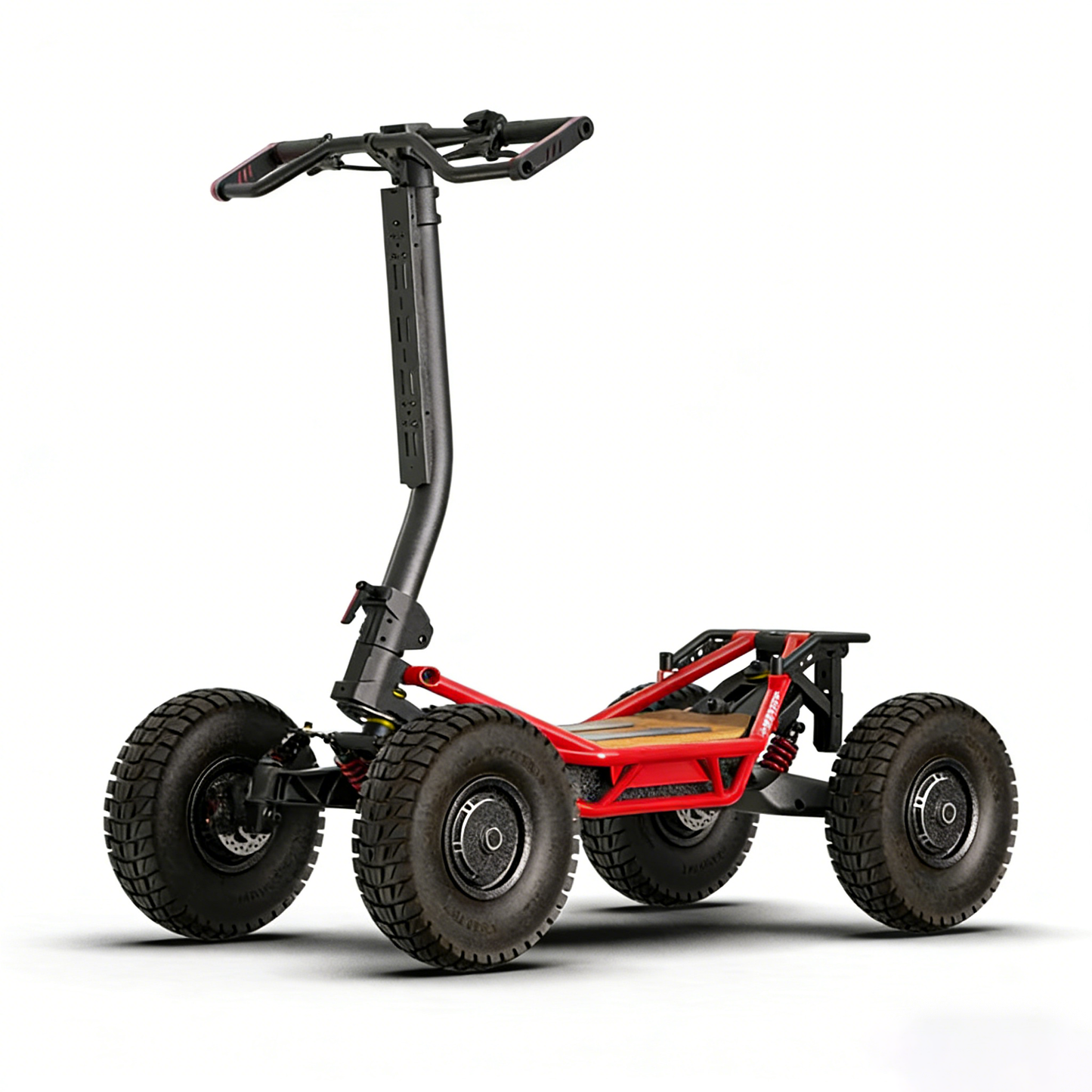 All Terrain 4WD Scooter with Foldable Saddle