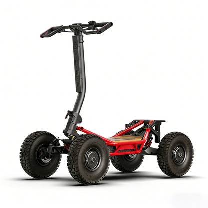 All Terrain 4WD Scooter with Foldable Saddle
