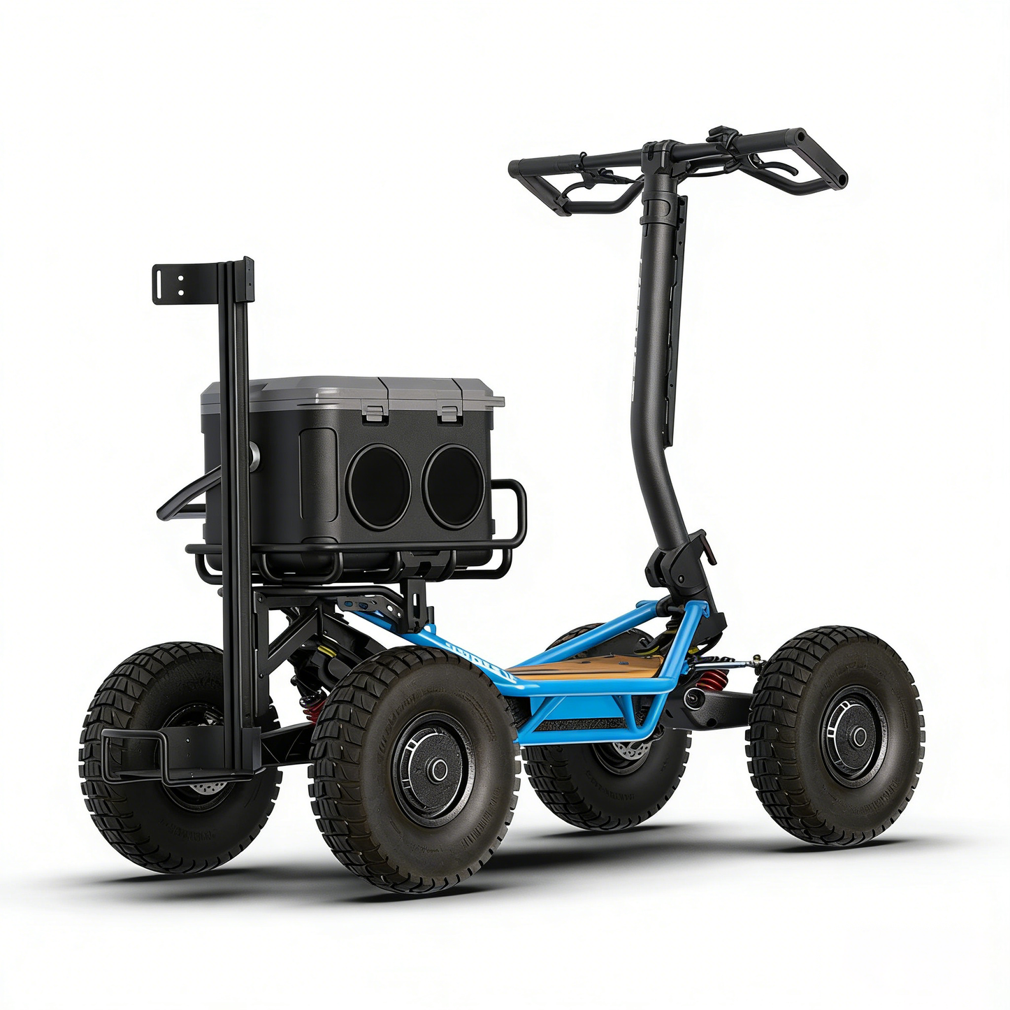 All Terrain 4WD Scooter with Foldable Saddle