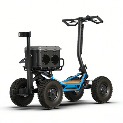 All Terrain 4WD Scooter with Foldable Saddle