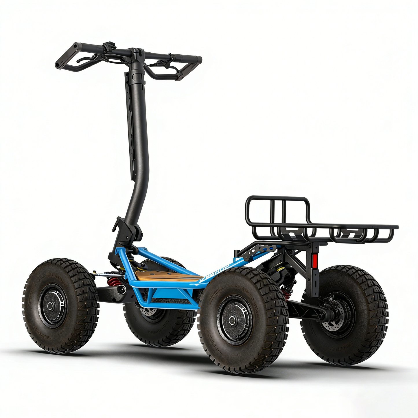 All Terrain 4WD Scooter with Foldable Saddle