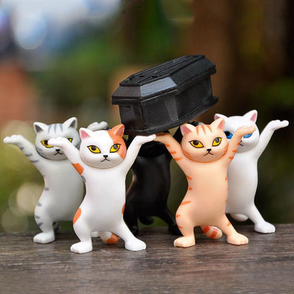 Funny Toys Gift ( one set -five cats and black box)