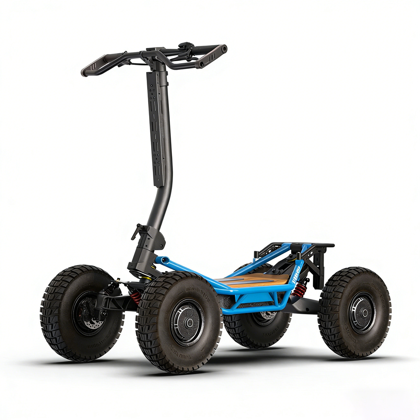 All Terrain 4WD Scooter with Foldable Saddle