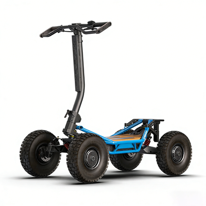 All Terrain 4WD Scooter with Foldable Saddle