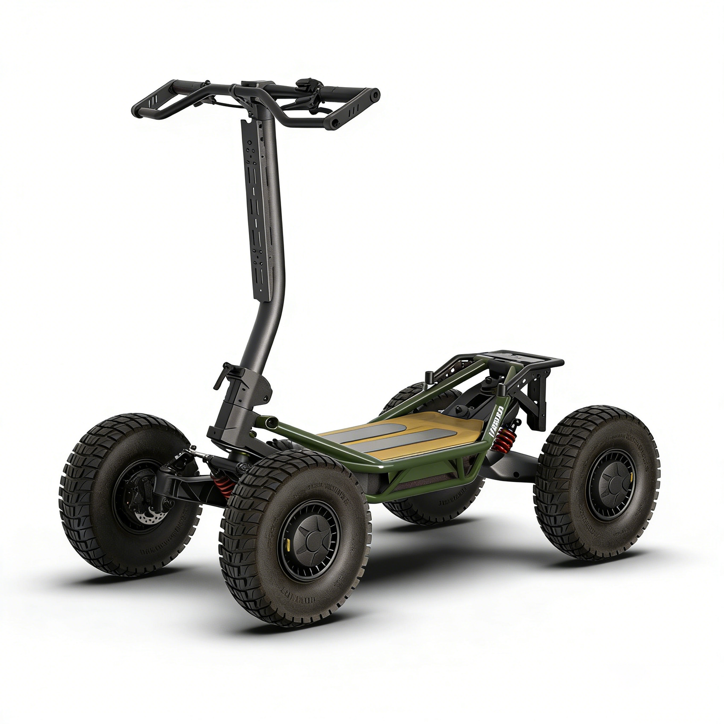 All Terrain 4WD Scooter with Foldable Saddle