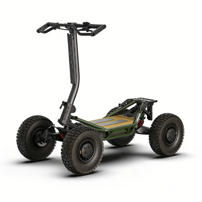 All Terrain 4WD Scooter with Foldable Saddle