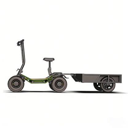 All Terrain 4WD Scooter with Foldable Saddle