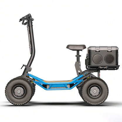 All Terrain 4WD Scooter with Foldable Saddle