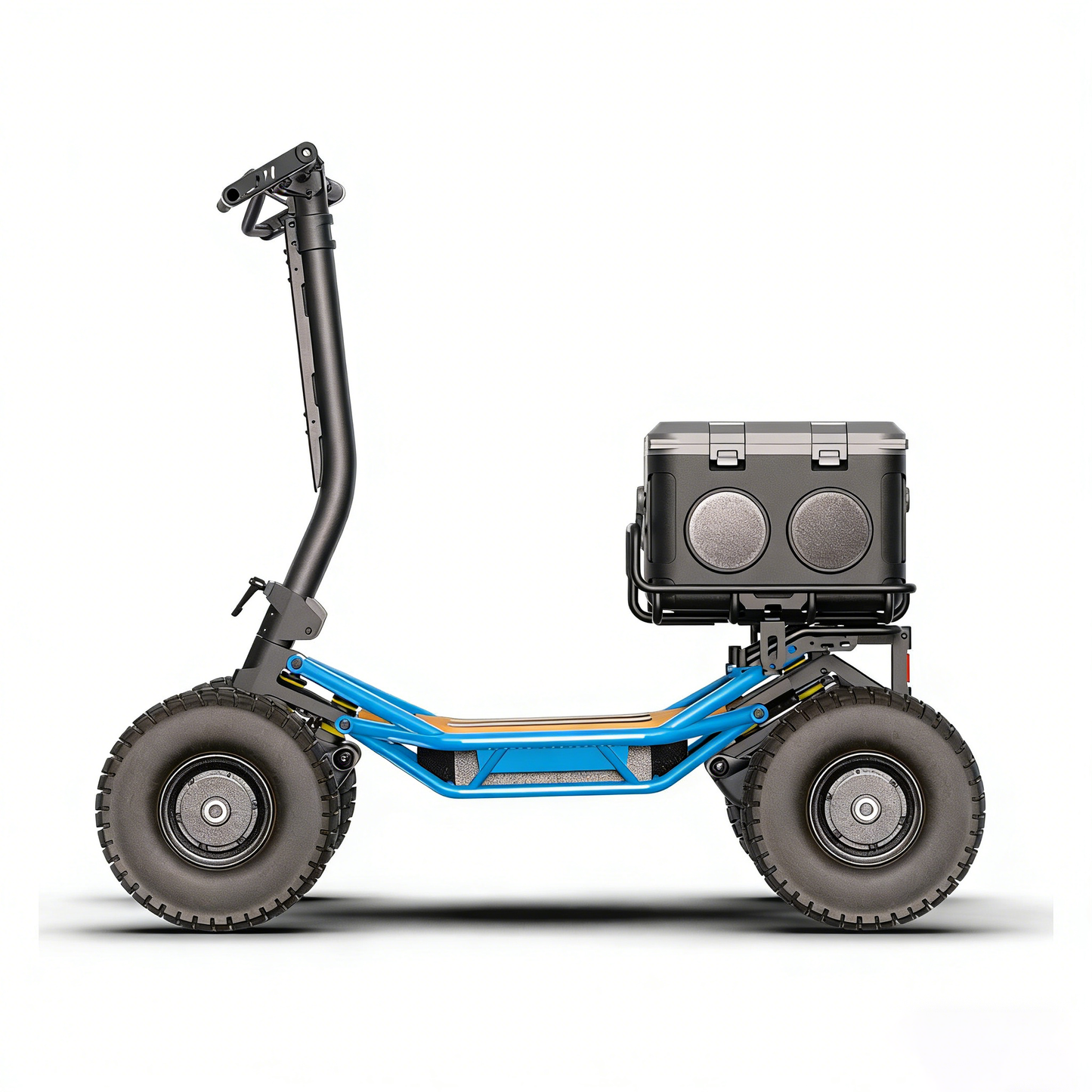 All Terrain 4WD Scooter with Foldable Saddle