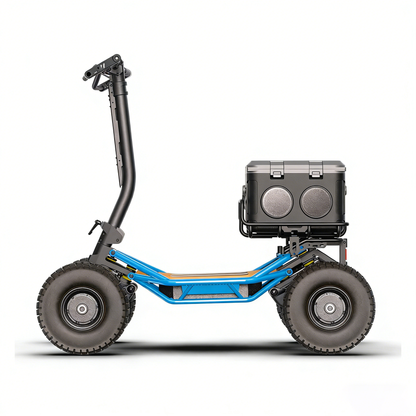 All Terrain 4WD Scooter with Foldable Saddle