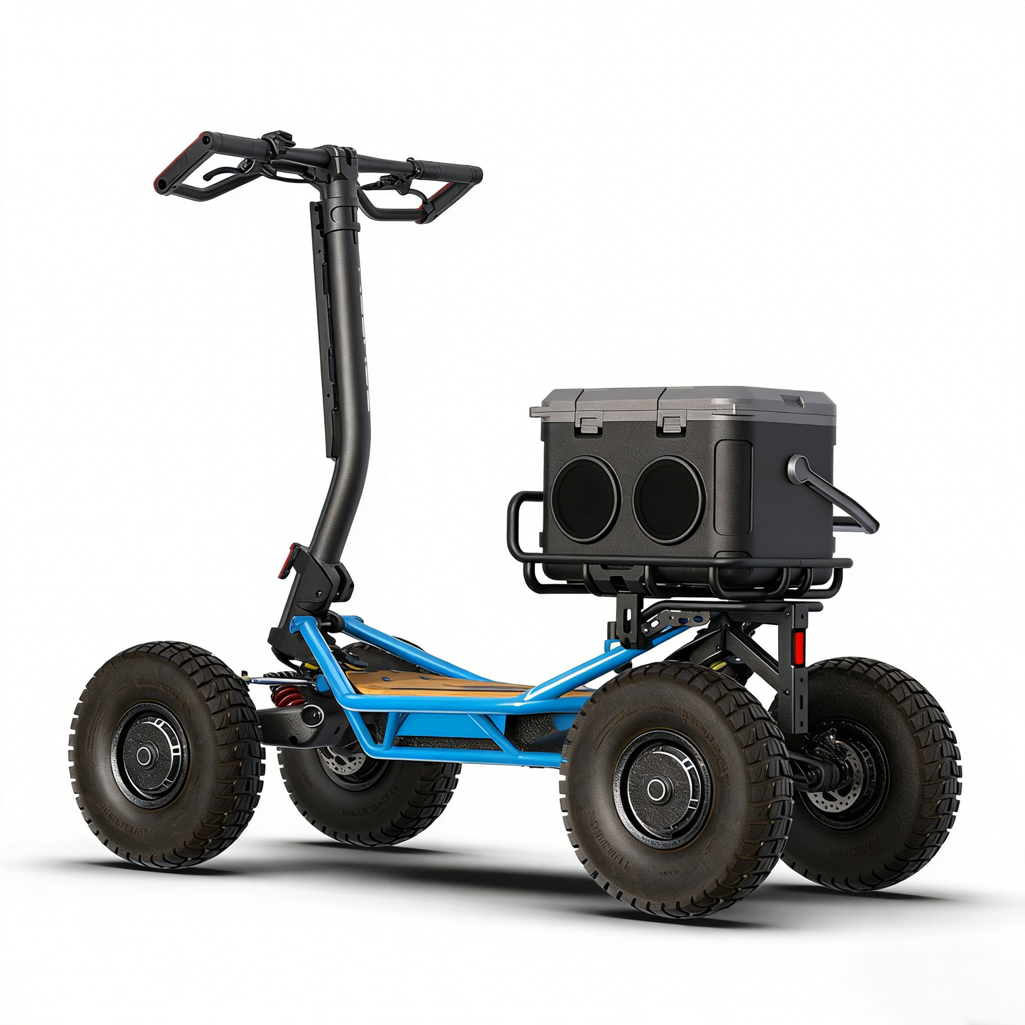 All Terrain 4WD Scooter with Foldable Saddle