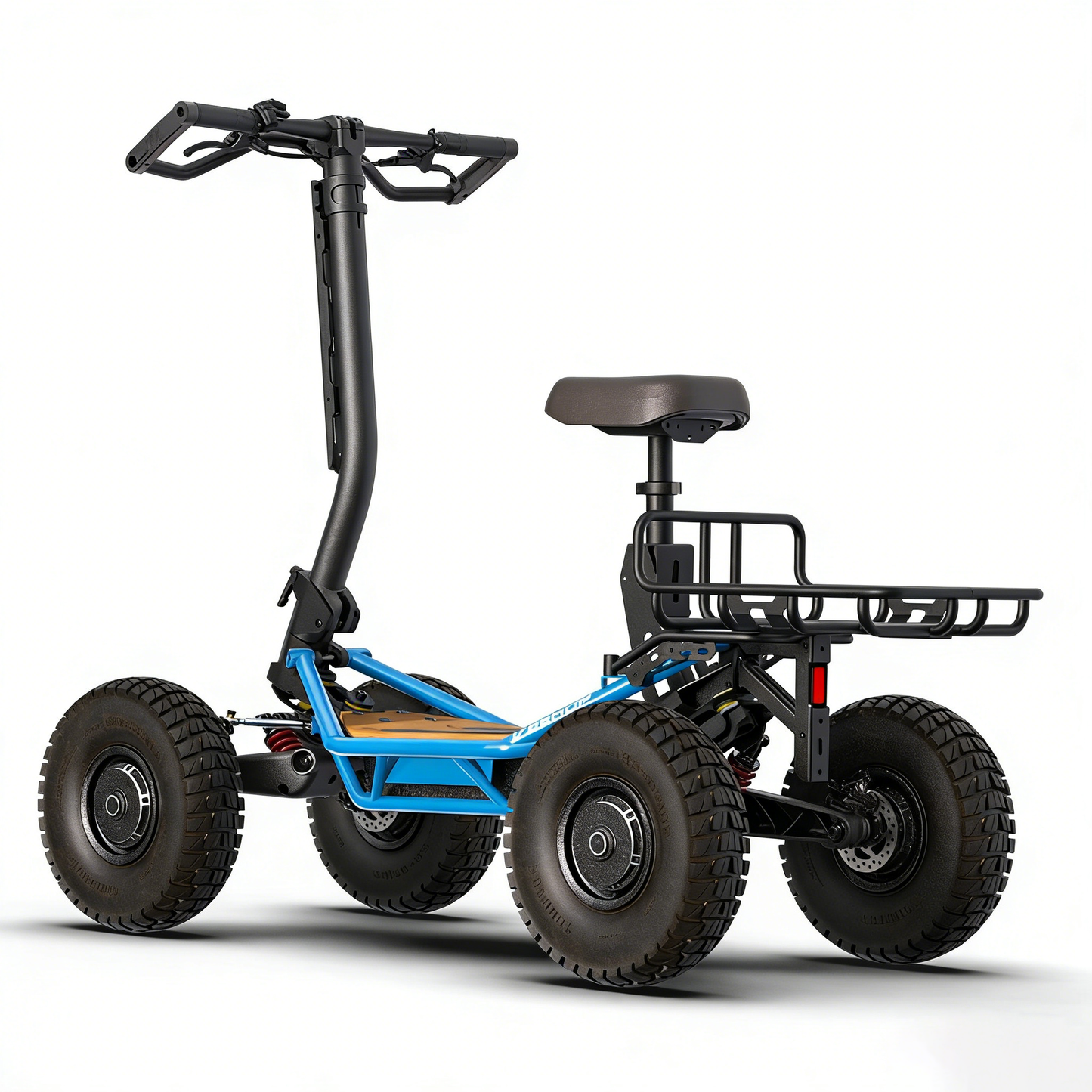 All Terrain 4WD Scooter with Foldable Saddle